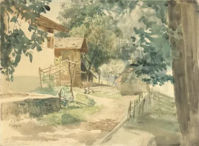 A Farmyard Near Merano