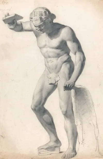 A Faun With Pipes