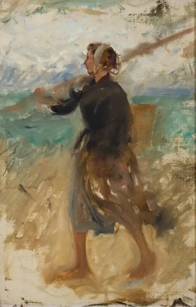 A Fishergirl From The North Of France Study