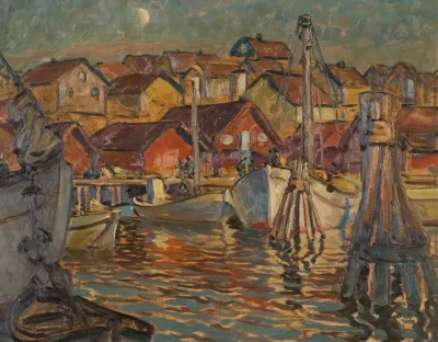 A Fishing Harbour Study From North Norway