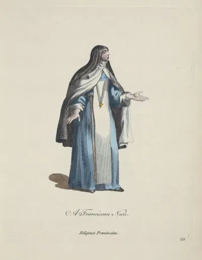 A Franciscan Nun Religieuse Franciscaine
