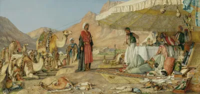 A Frank Encampment In The Desert Of Mount Sinai 1842