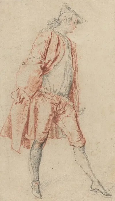 A French Gentleman Standing