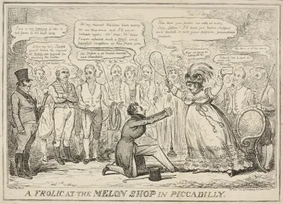 A Frolic At The Melon Shop In Piccadilly