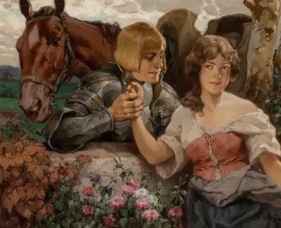 A Gallant Knight And His Maiden
