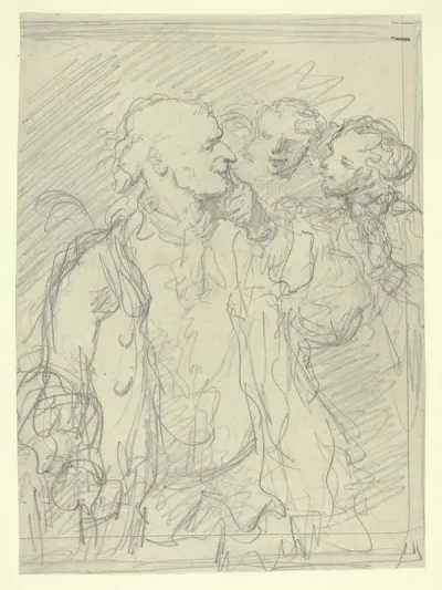A Gentleman And Two Companions