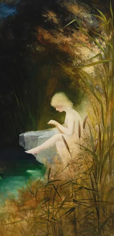 A Girl On The Shore