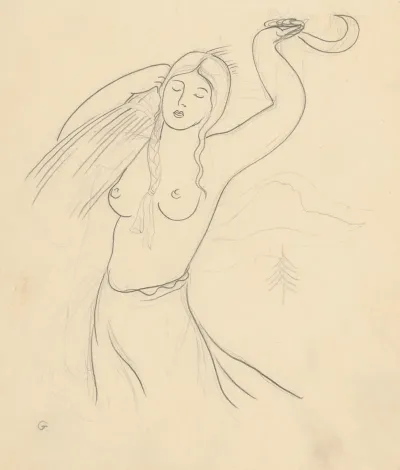 A Girl With A Sickle