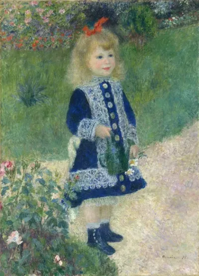 A Girl With A Watering Can