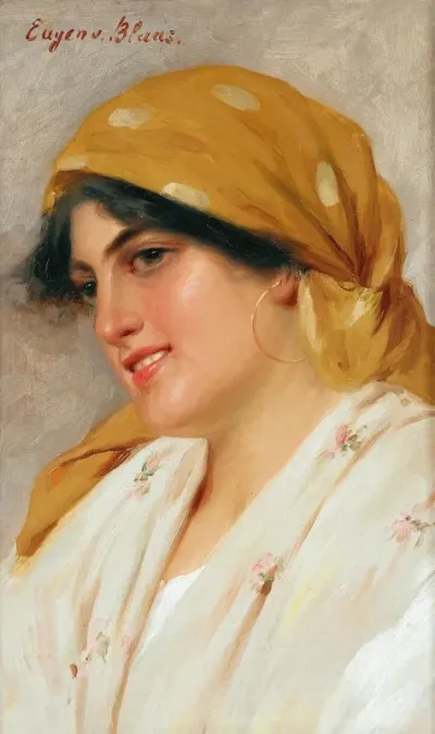 A Girl With A Yellow Headscarf