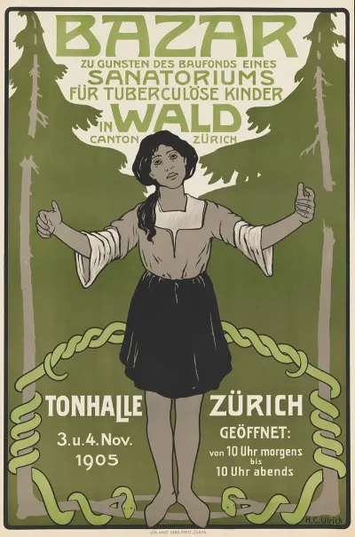 A Girl With Tuberculosis Appealing For Funds For A Sanatorium