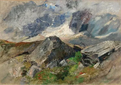 A Glacier In The Glockner Massif