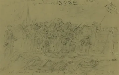 A Glimpse Of The Defeat At Ellisons Mill June 26th