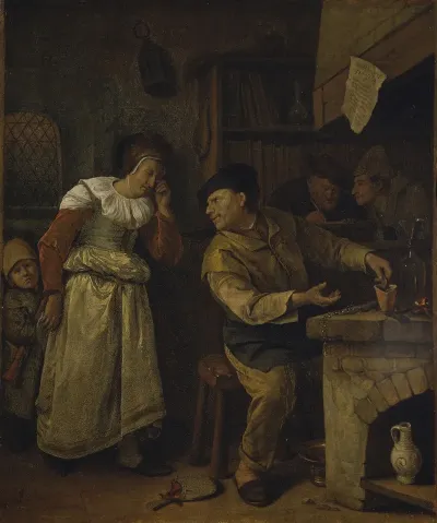 A Goldsmith Melting Down A Womans Jewellery In The Presence Of A Notary The Alchemist 2