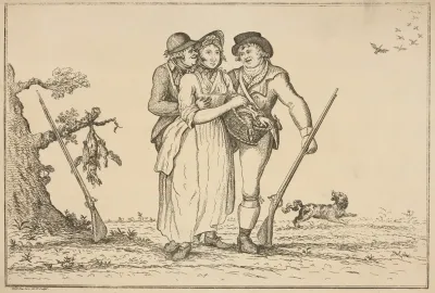 A Goose Between Two Foxes