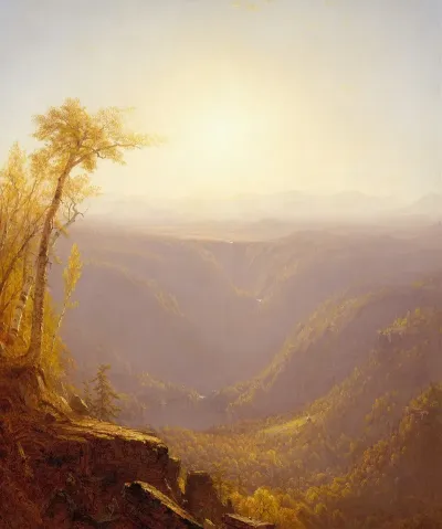 A Gorge In The Mountains Kauterskill Clove