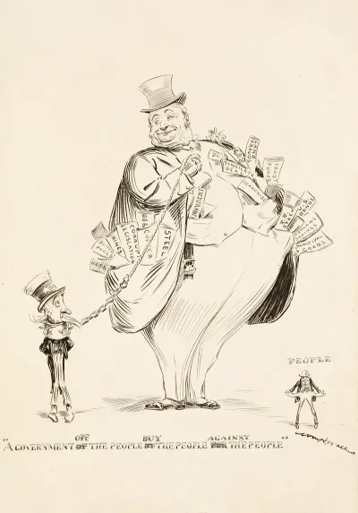 A Government Off The People Buy The People For Against The People