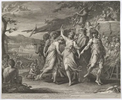 A Grecian Harvest Home Or Thanksgiving To The Rural Deities Ceres Bacchus Etc