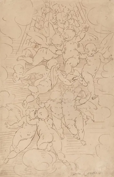 A Group Of Angels In Glory