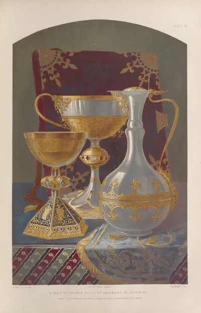 A Group Of Church Plate