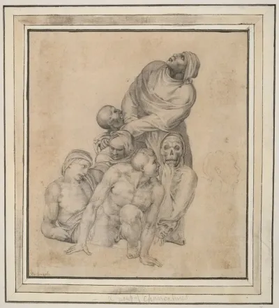 A Group Of The Resurrected After The Last Judgment