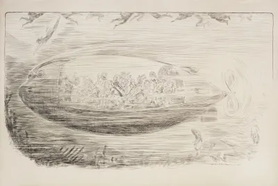 A Group Of Tourists Seeing The Ocean From A Submarine