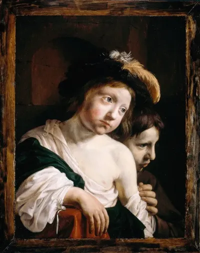 A Group Of Two Boys