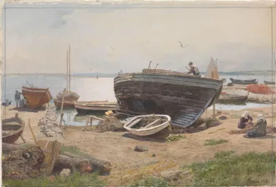 A Harbour On The Baltic Sea