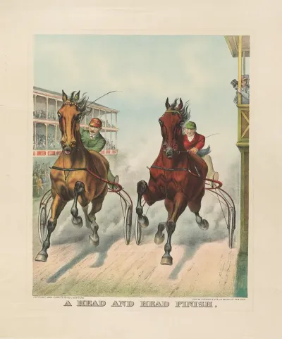 A Head And Head Finish
