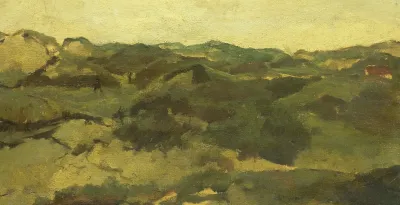 A Heath Landscape Presumably In Drenthe