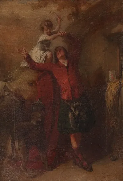 A Highlander His Daughter And A Dog