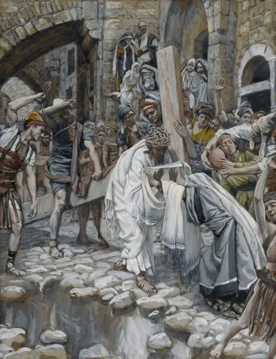 A Holy Woman Wipes The Face Of Jesus