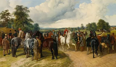 A Horse Fair On Southborough Common 2