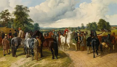 A Horse Fair On Southborough Common