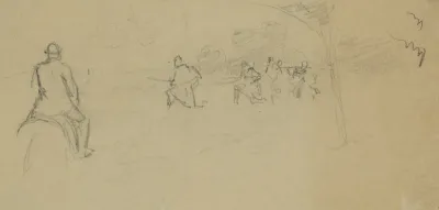 A Horseman And Four Rifleman