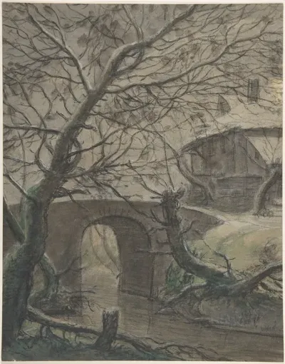 A House Near A Bridge