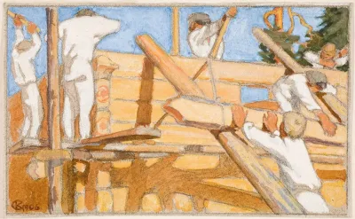 A House Of Stout Logs
