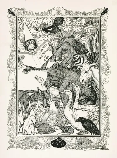 A Hundred Anecdotes Of Animals Pl 001