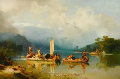 A Hunting Party In The Caucasus