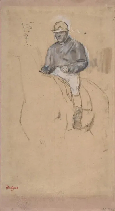 A Jockey On His Horse