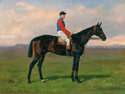 A Jockey On Horseback