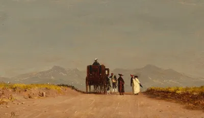A Journeys Pause In The Roman Campagna