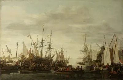 A Keelhauling According To The Non Attested Tradition Of The Ships Doctor Of Admiral Jan Van Nes
