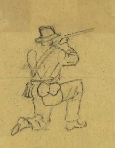 A Kneeling Rifleman