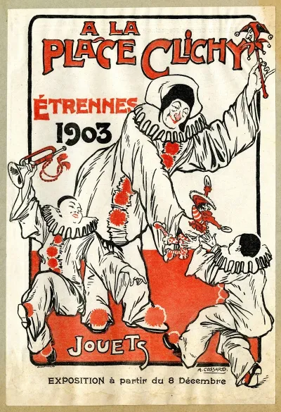 A La Place Clichy Etrennes 1903