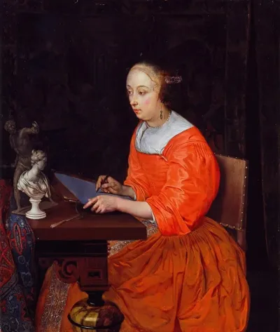 A Lady Drawing
