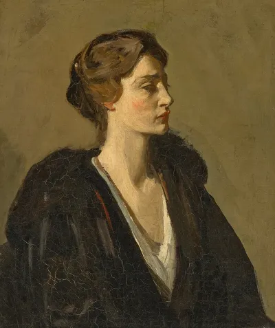 A Lady In Black Lady Gwendeline Spencer Churchill