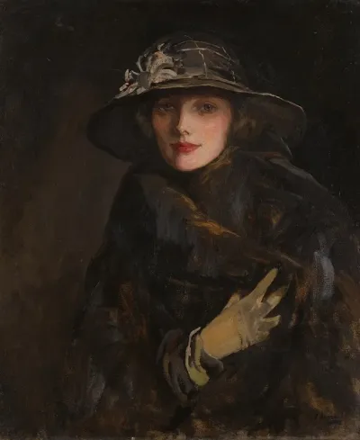 A Lady In Brown