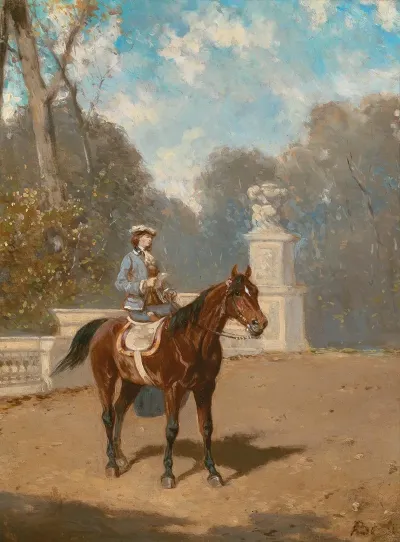 A Lady On Horseback