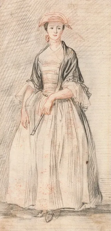 A Lady With A Fan